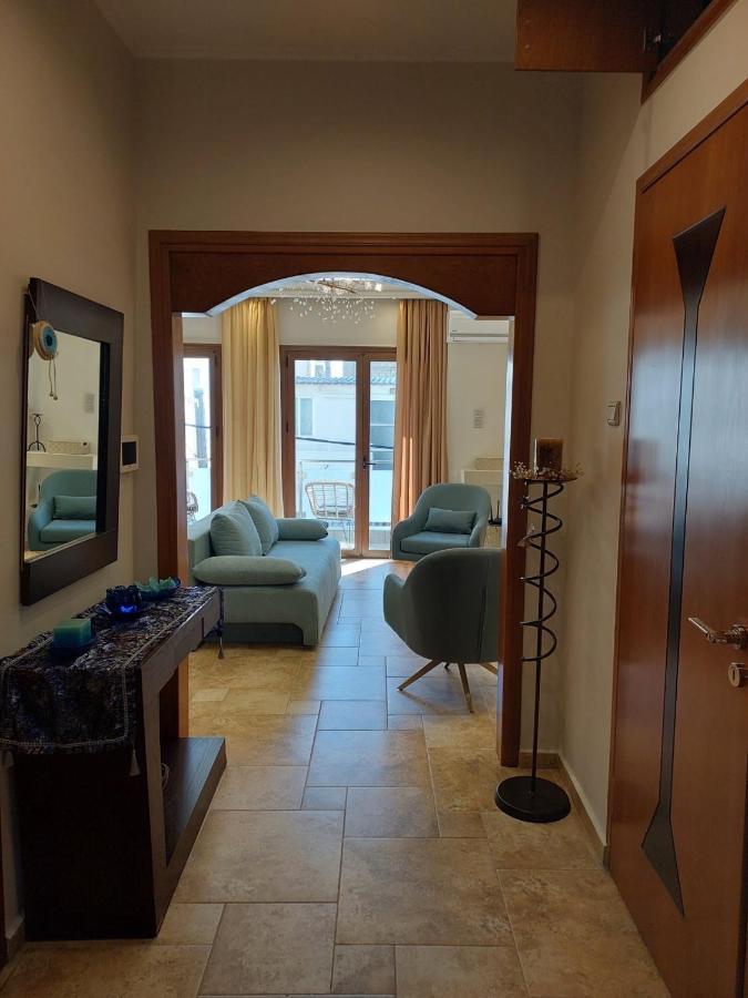 Rika'S Sea View Apartment Hriszí Aktí Haniá Kültér fotó