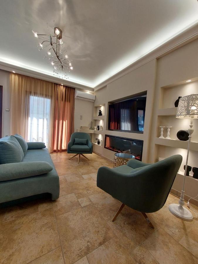 Rika'S Sea View Apartment Hriszí Aktí Haniá Kültér fotó