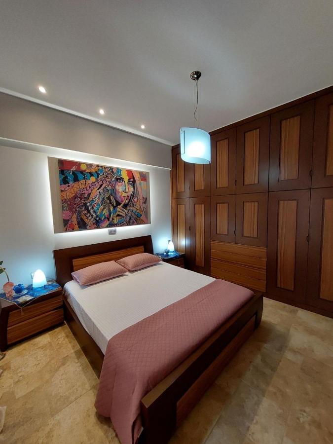 Rika'S Sea View Apartment Hriszí Aktí Haniá Kültér fotó