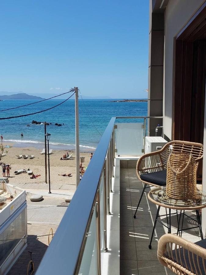 Rika'S Sea View Apartment Hriszí Aktí Haniá Kültér fotó